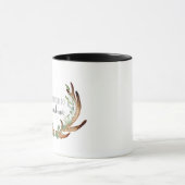 Mug Antler rustique & verdure promu à grand-mère (Centre)