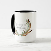 Mug Antler rustique & verdure promu à grand-mère (Devant gauche)