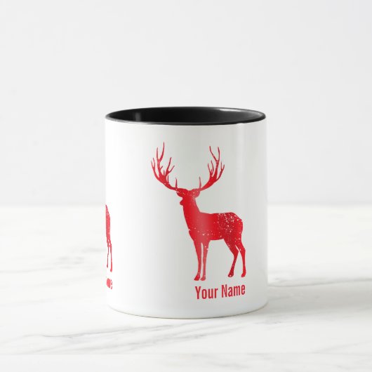 Mug Antlers de Chalet de Deer Retro Antlers de Stade V (Centre)