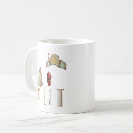 Mug Antonio Gaudi. Barcelone. L'Espagne. Architectural (Devant gauche)