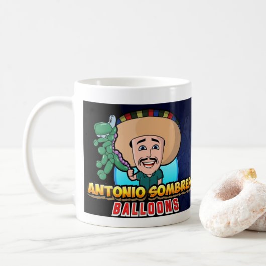 Mug Antonio Sombrero Classic Size Mug! (Avec donut)