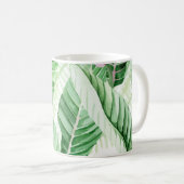 Mug Anturio Rosa Planta Tropical (Devant droit)