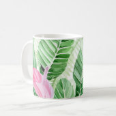 Mug Anturio Rosa Planta Tropical (Devant gauche)