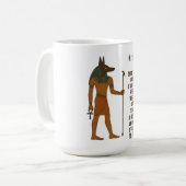 Mug Anubis - Histoire de l'Égypte ancienne (Devant gauche)