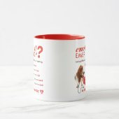 Mug Anxiété émotionnelle - Docteur Chien - Compte à re (Centre)
