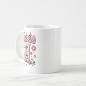 Mug Anxiété sur un interrupteur drôle activé désactivé (Devant gauche)