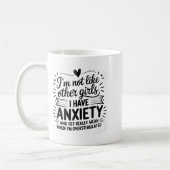 Mug Anxiety Humor For Women With Overstimulation  (Gauche)