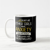 Mug Anxiety Humor For Women With Overstimulation (Gauche)