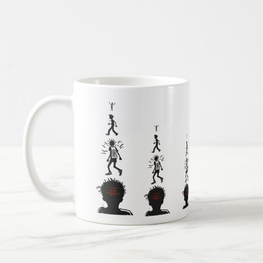 Mug "Anywhere" Figuratif de Croissance Abstraite Tee (Gauche)