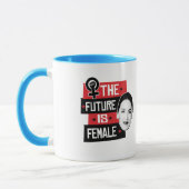 Mug AOC l'avenir est femelle (Gauche)