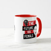 Mug AOC Le futur est féminin (Devant droit)