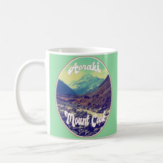 Mug Aoraki : Mont Cook, Montagne, Nouvelle-Zélande (Gauche)