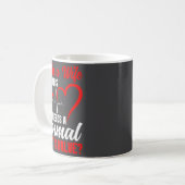 Mug Aortic Valve Warrior Wife Heart Surgery Valve Repl (Devant gauche)
