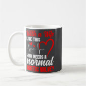 Mug Aortic Valve Warrior Wife Heart Surgery Valve Repl (Gauche)