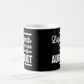 Mug Août Anniversaire Les Légendes Cadeaux Sont Nés En (Centre)