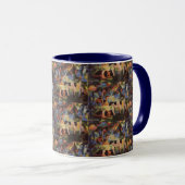 Mug Août Macke Paysage avec vaches et chameau (Devant droit)