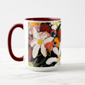 Mug Août Macke peinture, Tapis de fleurs (Gauche)