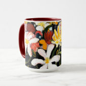 Mug Août Macke peinture, Tapis de fleurs (Devant gauche)