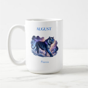 Mug Août Mois de naissance Esprit animal Tigre cadeau 