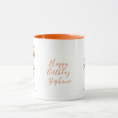 Mug Août Mois de naissance Fleur Poppy Anniversaire Ca (Centre)