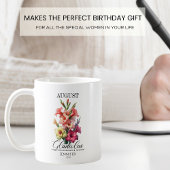 Mug Août personnalisable Fleur d'anniversaire Gladiolu