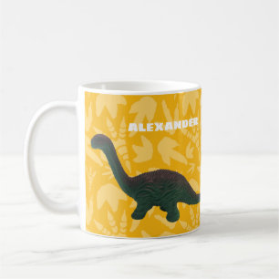 Mug Apatosaure Toy Dinosaur Vert et Jaune