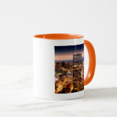 Mug Aperçu de Boston la nuit (Devant droit)