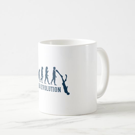 Mug Apnea Evolution Freediver Plongée libre plongée li (Devant droit)