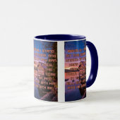 Mug Apocalypse 3:20 KJV Bible Écriture Pic Deux Tons (Devant droit)
