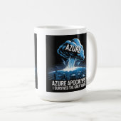 Mug Apocalypse Azure – J'ai Survécu à la Grande Panne (Devant droit)