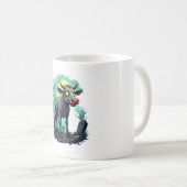 Mug Apocalypse de la vache zombie (Devant droit)