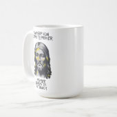 Mug Apocalypse divine : L'adorer conduit à la prière (Devant gauche)