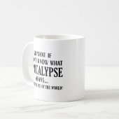 Mug Apocalypse Signification (Devant gauche)