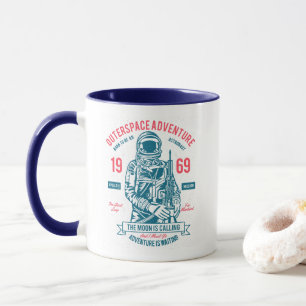 Mug Apollo 11 Homme sur la Lune 1969