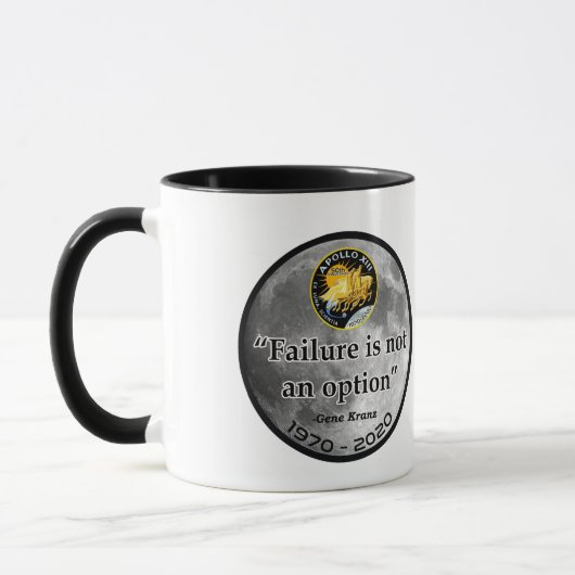 Mug Apollo 13 - L'Échec N'Est Pas Une Option (Gauche)