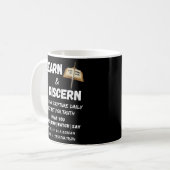 Mug Apologetics Berean Apprendre & Discerner Vérité Éc (Devant gauche)