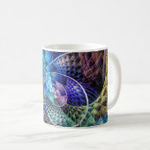 Mug Apophyse Abstraite Fractale X (Devant droit)