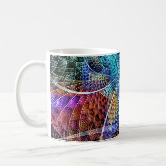 Mug Apophyse Abstraite Fractale X (Gauche)