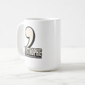 Mug Apostrophe – Petit signe, énormes problèmes de pos (Devant gauche)