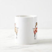 Mug Appaloosa de deux chevaux et conception de (Centre)