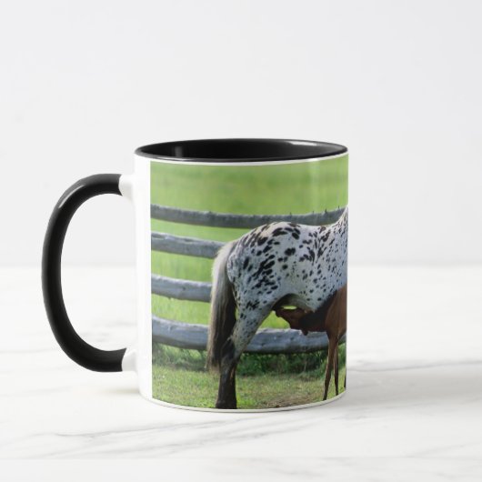 Mug Appaloosa Mare et Cheval de Colt (Gauche)