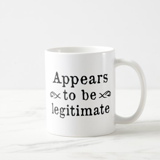 Mug Apparaît Légitime (Droite)