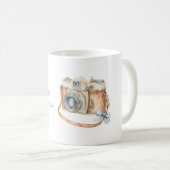 Mug Appareil photo Blue Bow (Devant droit)