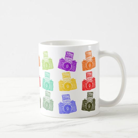 Mug Appareils-photo colorés (Droite)