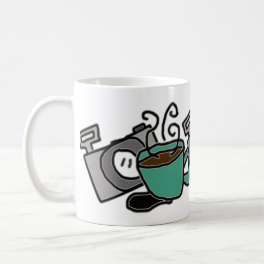 Mug Appareils-photo et café (Gauche)