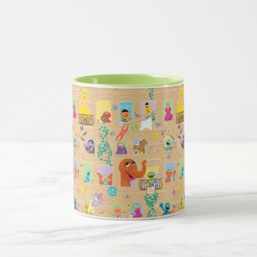 Mug Appartement Sesame Street Motif Windows (Centre)