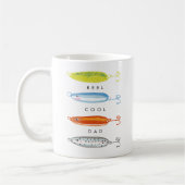 Mug Appât de pêche pour papa vraiment cool (Gauche)