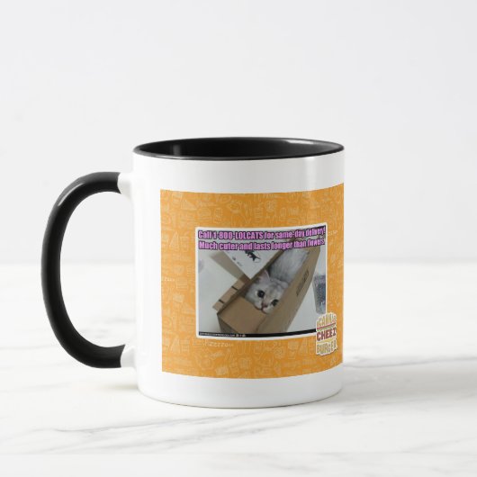 Mug Appel 1-800-LOLCATS (Gauche)