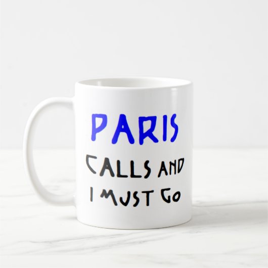 Mug appel français paris (Gauche)