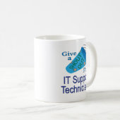 Mug Appel pour les techniciens de soutien informatique (Devant droit)